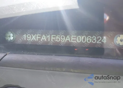 2010 Honda Civic Lx из США, поврежденный, VIN 19XFA1F59AE006324